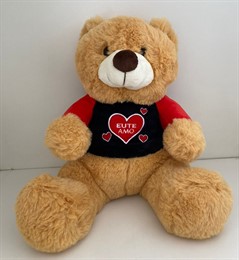 Urso "Eu te Amo" Marrom 